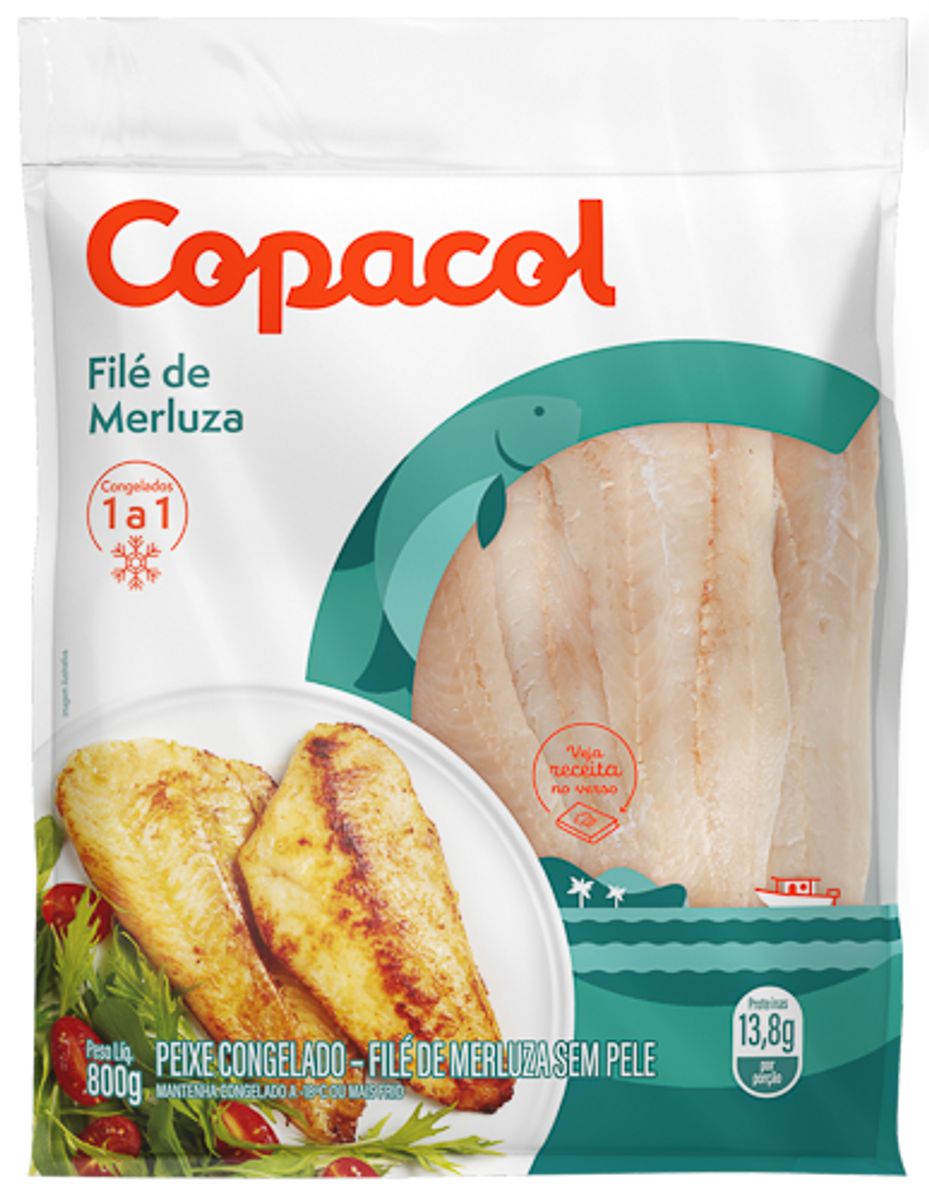 Filé de Merluza Copacol Congelado 800g image number 0