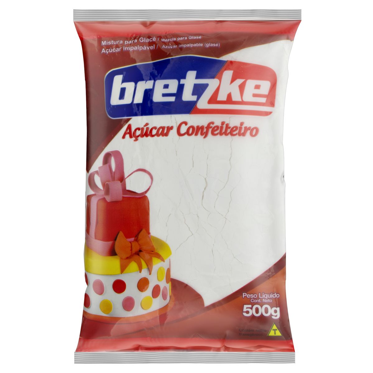 Açúcar Confeiteiro Bretzke Pacote 500g image number 0