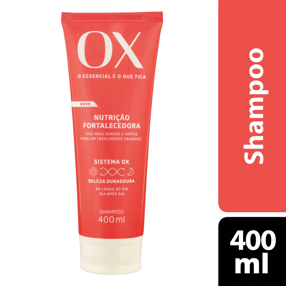 Shampoo OX Cosméticos Longos Bisnaga 400ml - giassi - Giassi