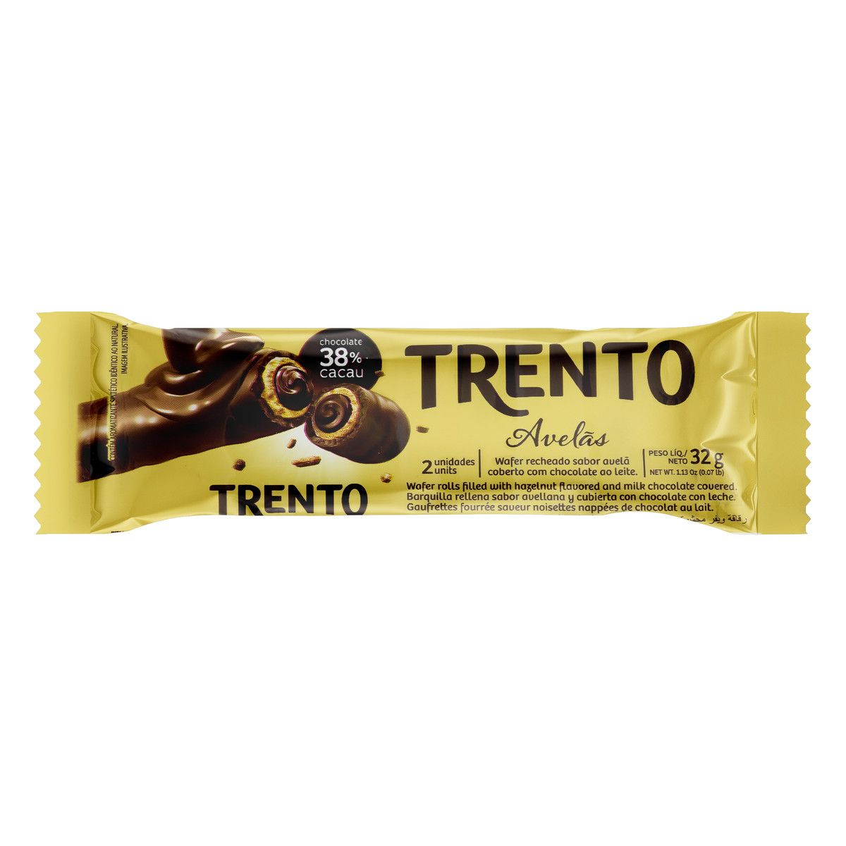 Chocolate Trento dark, 32g P7896306617492 - Trento Wafer Dark 32G - 2-TRENTO