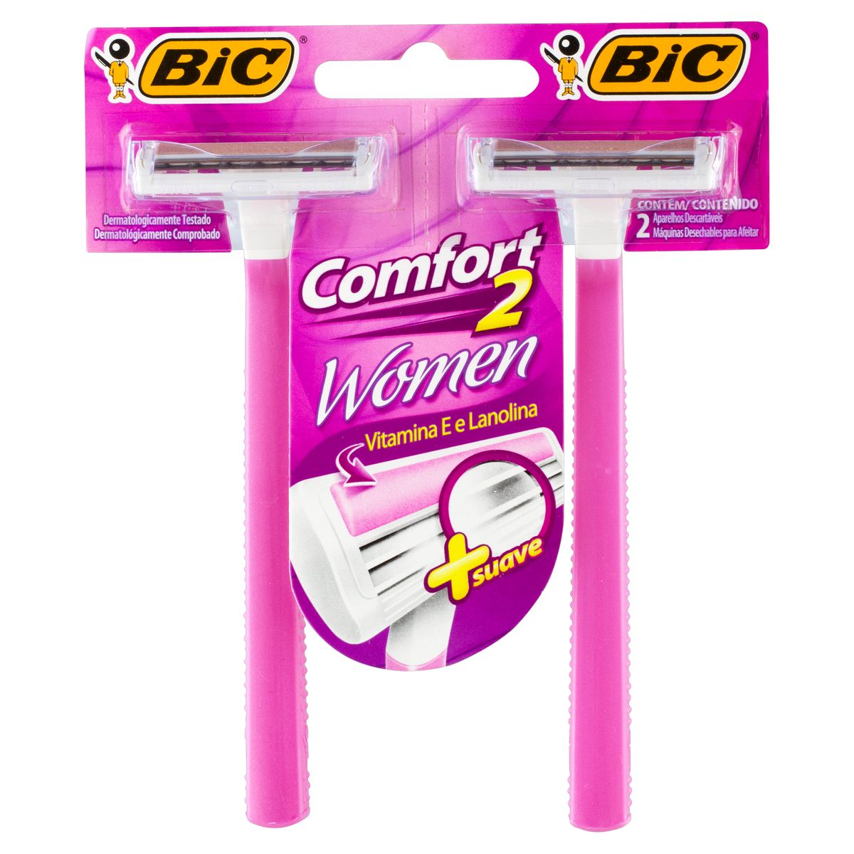Aparelho Depilatório Bic Comfort 2 Women Com 2 Unidades