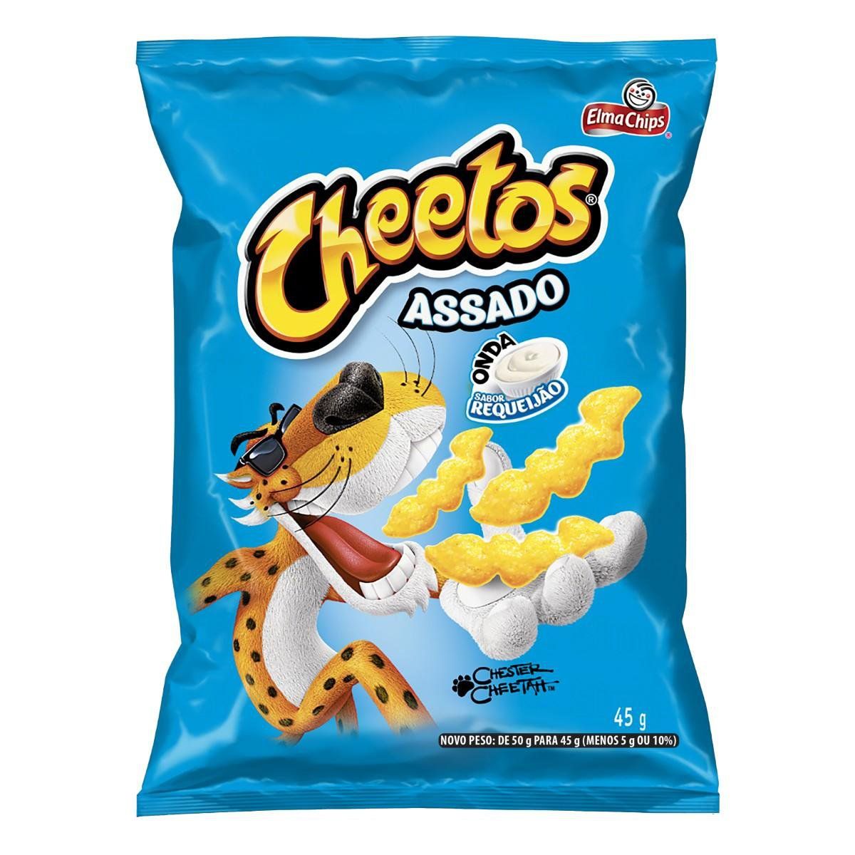 Salgadinho Cheetos Patas Sabor Cheddar Wow 115g - Elma Chips