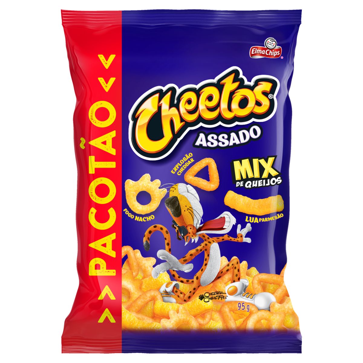 Salgadinho Elma Chips Cheetos Onda Requeijão 23g, Salgadinhos